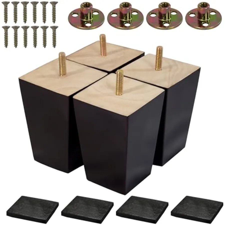 i: 3"-4"-"-6"-8" 4 inch Wood Furniture Leg - quare ofa Leg, Couch Leg - Brown Mid-Century Modern Replacement Leg for Armchair R
i: 3"-4"-"-6"-8" 4 inch Wood Furniture Leg - quare ofa Leg, Couch Leg - Brown Mid-Century Modern Replacement Leg for Armchair R