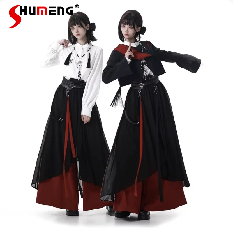 Original Design Chinese-style Sweet Cool Girl's Skirt Suit New 2026 Spring Short Jacket Long-sleeved Shirt Skirt Outfit Clothes
Original Design Chinese-style Sweet Cool Girl's Skirt Suit New 2026 Spring Short Jacket Long-sleeved Shirt Skirt Outfit Clothes