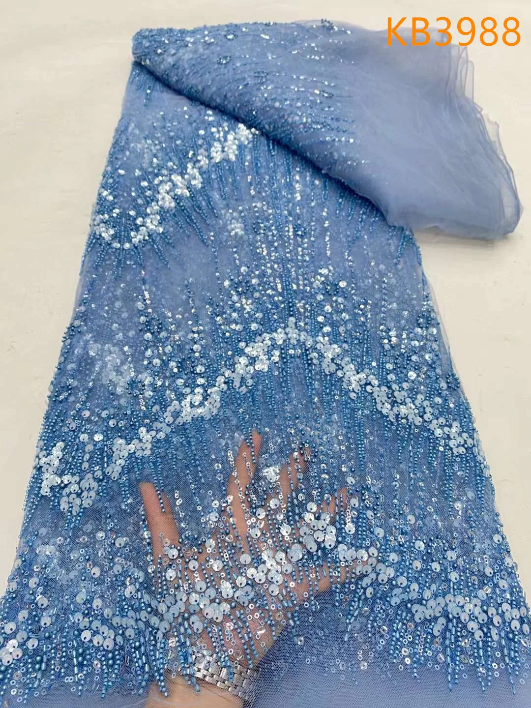 5 Yards Fabric African Fabric Lace High Quality 2025 Purple Lilac Fabric Sequins Tulle Lace For Women's Evening Dress KB3988
5 Yards Fabric African Fabric Lace High Quality 2025 Purple Lilac Fabric Sequins Tulle Lace For Women's Evening Dress KB3988