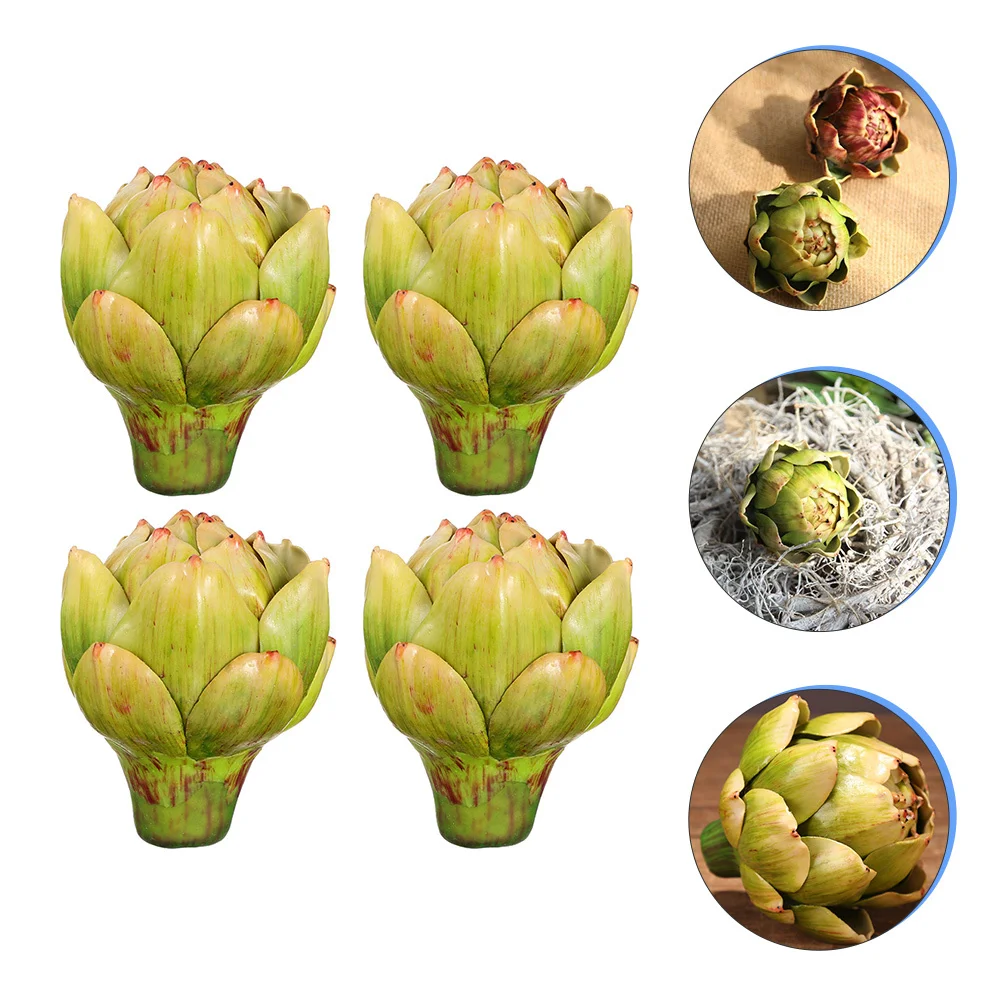 4Pcs Simulated Artichokes Decor Artificial Plants for Home Office Wedding Garden Party Bonsai Display Fake Vegetable Ornament
4Pcs Simulated Artichokes Decor Artificial Plants for Home Office Wedding Garden Party Bonsai Display Fake Vegetable Ornament