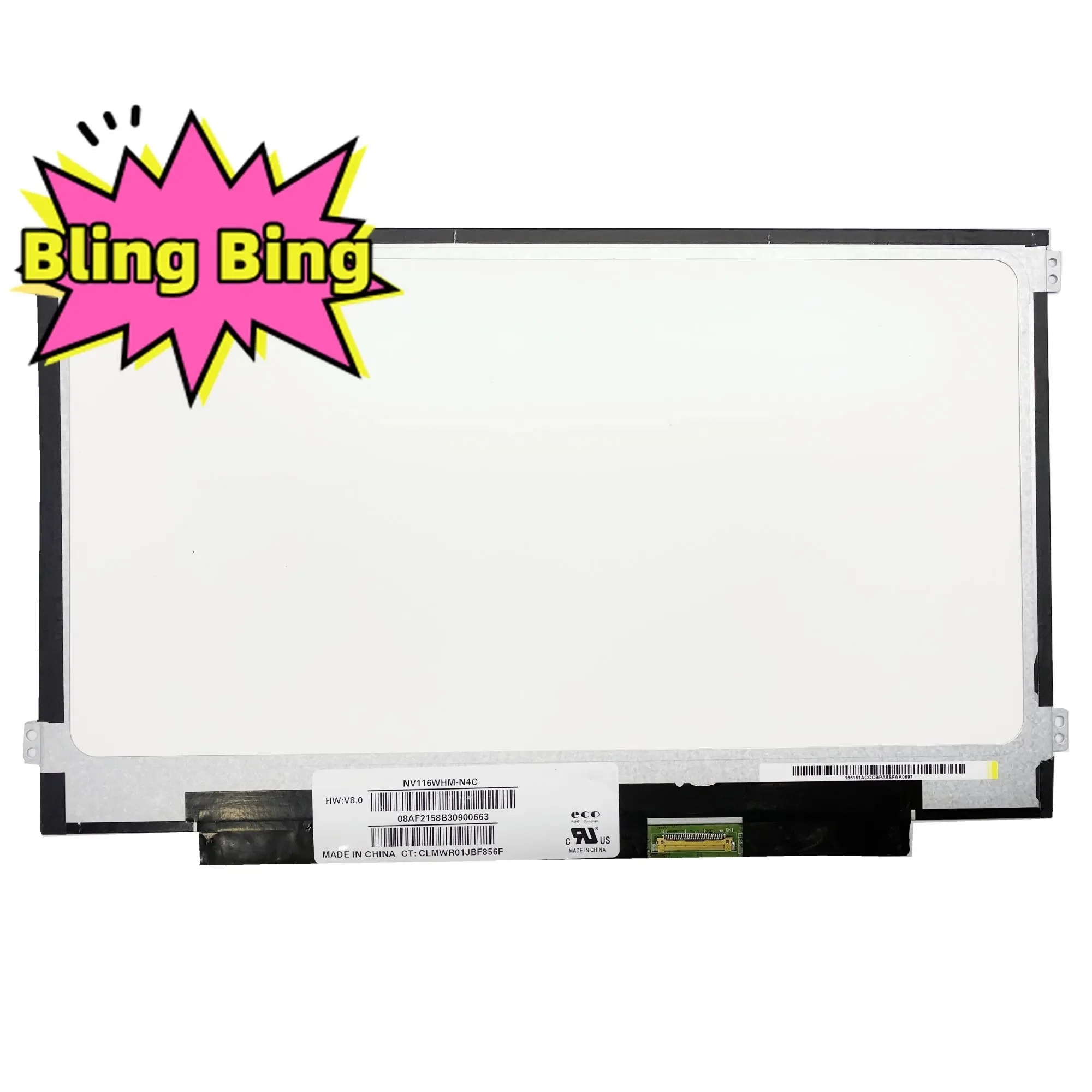 NV116WHM-N4C Replacement Display Panel Matrix 1366×768 30pins 11.6inch Laptop LCD Screen
NV116WHM-N4C Replacement Display Panel Matrix 1366×768 30pins 11.6inch Laptop LCD Screen
