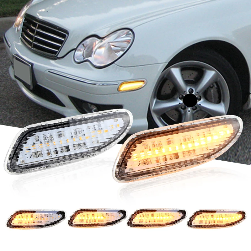 2×for Mercedes-Benz W203 C230 C240 C280 C320 C350 C55 2001-2007 Front Bumper Reflector Light LED Fender Side Marker Parking Lamp
2×for Mercedes-Benz W203 C230 C240 C280 C320 C350 C55 2001-2007 Front Bumper Reflector Light LED Fender Side Marker Parking Lamp