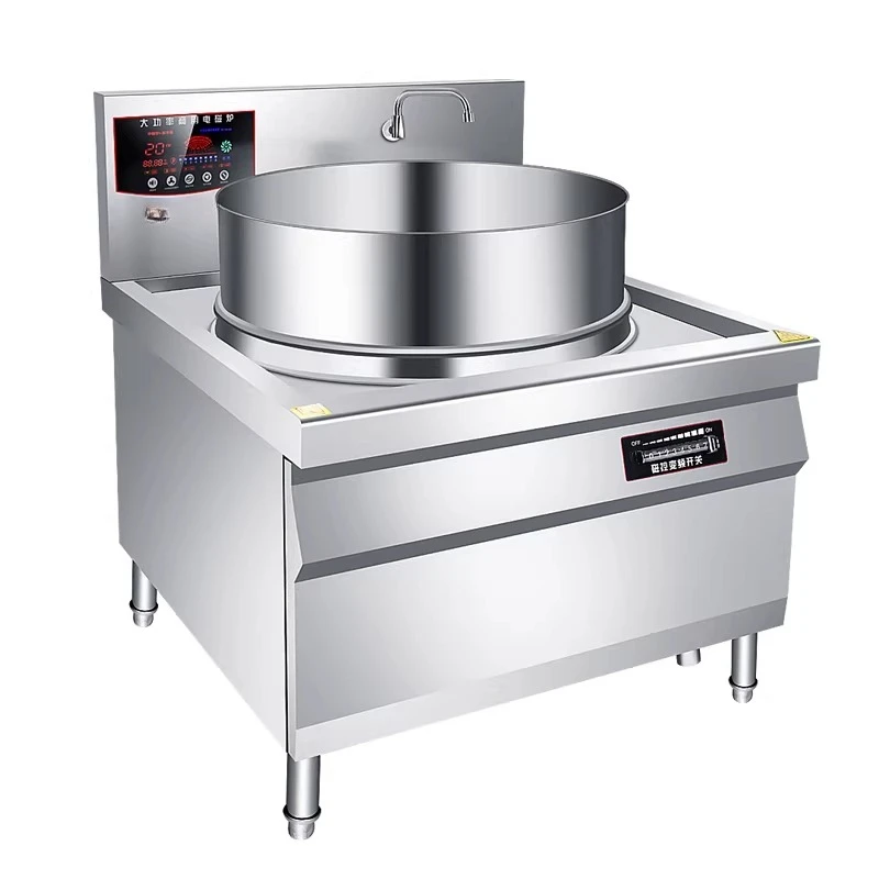 Коммерческая индукционная плита, большая кастрюля, 20 кВт, увеличенная емкость
Коммерческая индукционная плита, большая кастрюля, 20 кВт, увеличенная емкость