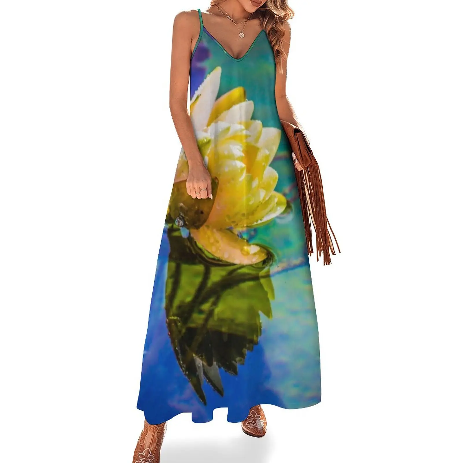 Water lily Sleeveless Dress elegant party dresses for women 2025 women long dresses Dress
Water lily Sleeveless Dress elegant party dresses for women 2025 women long dresses Dress