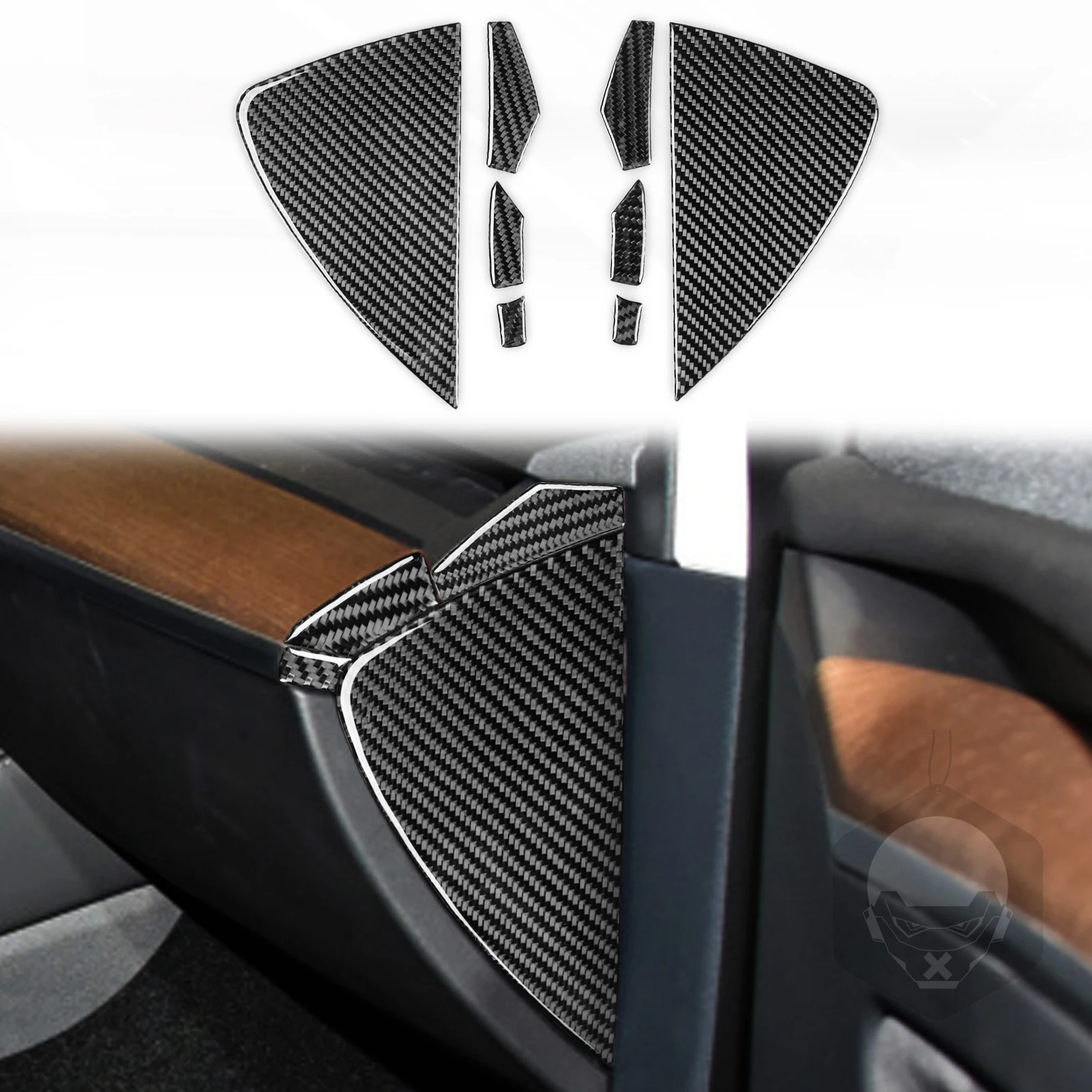 For Tesla Model Y 2020-2023 Model 3 17-22 Refit Carbon Fiber Car Interior Door Panel Slots Accessories Trim Sticker
For Tesla Model Y 2020-2023 Model 3 17-22 Refit Carbon Fiber Car Interior Door Panel Slots Accessories Trim Sticker