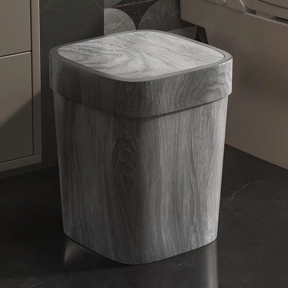 Retro Wood Grain Swing Lid Trash Can Waste Basket for Home Kitchen Bathroom Small Garbage Container Easy Clean Household
Retro Wood Grain Swing Lid Trash Can Waste Basket for Home Kitchen Bathroom Small Garbage Container Easy Clean Household