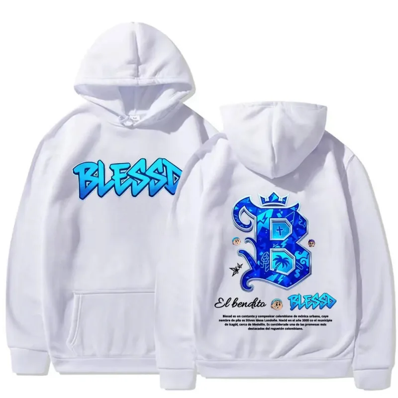 Рэпер желает толстовку с логотипом El Bendito, модная толстовка с капюшоном для мужчин и женщин.
Рэпер желает толстовку с логотипом El Bendito, модная толстовка с капюшоном для мужчин и женщин.