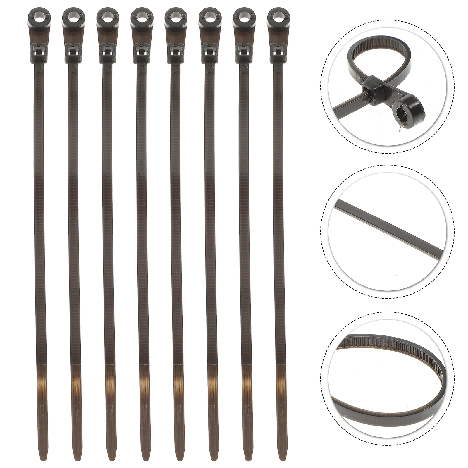 100 Pcs Cable Tie Underground Ties Zip Cylindrical Farm Self-Locking Nylon for Binding Strong
100 Pcs Cable Tie Underground Ties Zip Cylindrical Farm Self-Locking Nylon for Binding Strong