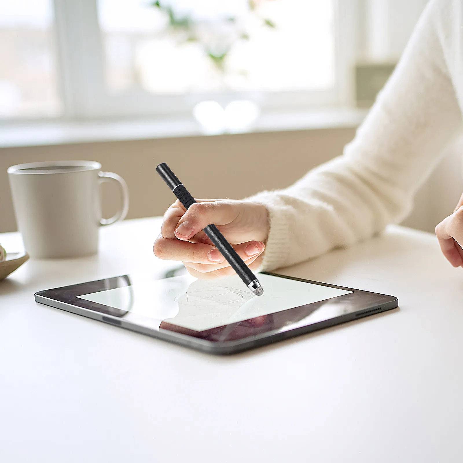 10Pcs Stylus Pen Tips Replacement 6.4mm M5 External Thread Electroplated Capacitive Nibs for Smartphone Writing Performance
10Pcs Stylus Pen Tips Replacement 6.4mm M5 External Thread Electroplated Capacitive Nibs for Smartphone Writing Performance