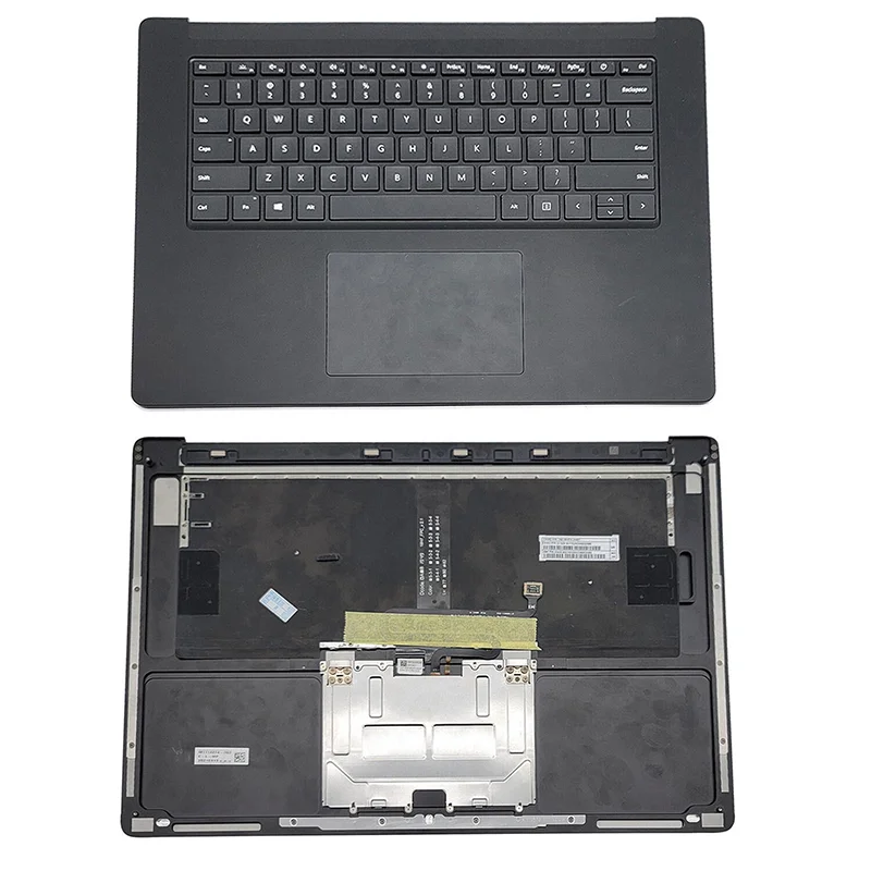 Новая 15-дюймовая сенсорная клавиатура США с упором для рук для ноутбука Microsoft Surface 4 1953 года, черная 
Новая 15-дюймовая сенсорная клавиатура США с упором для рук для ноутбука Microsoft Surface 4 1953 года, черная