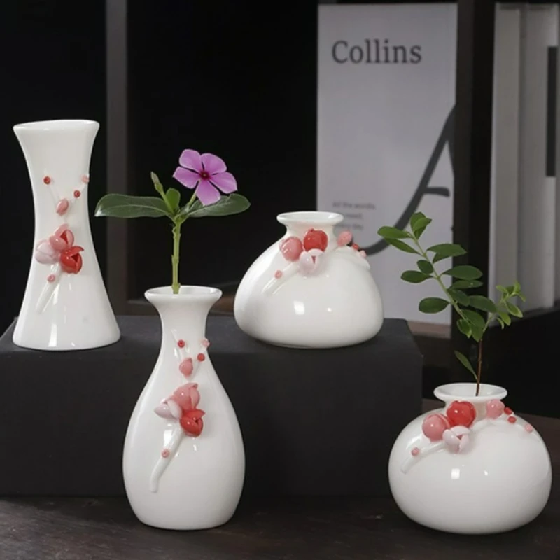 Chinese Mini Ceramic Handmade Flower Vase Flower Inserted Dry Flower Fragrance Bottle Home Table Desk Decorations Accessories
Chinese Mini Ceramic Handmade Flower Vase Flower Inserted Dry Flower Fragrance Bottle Home Table Desk Decorations Accessories
