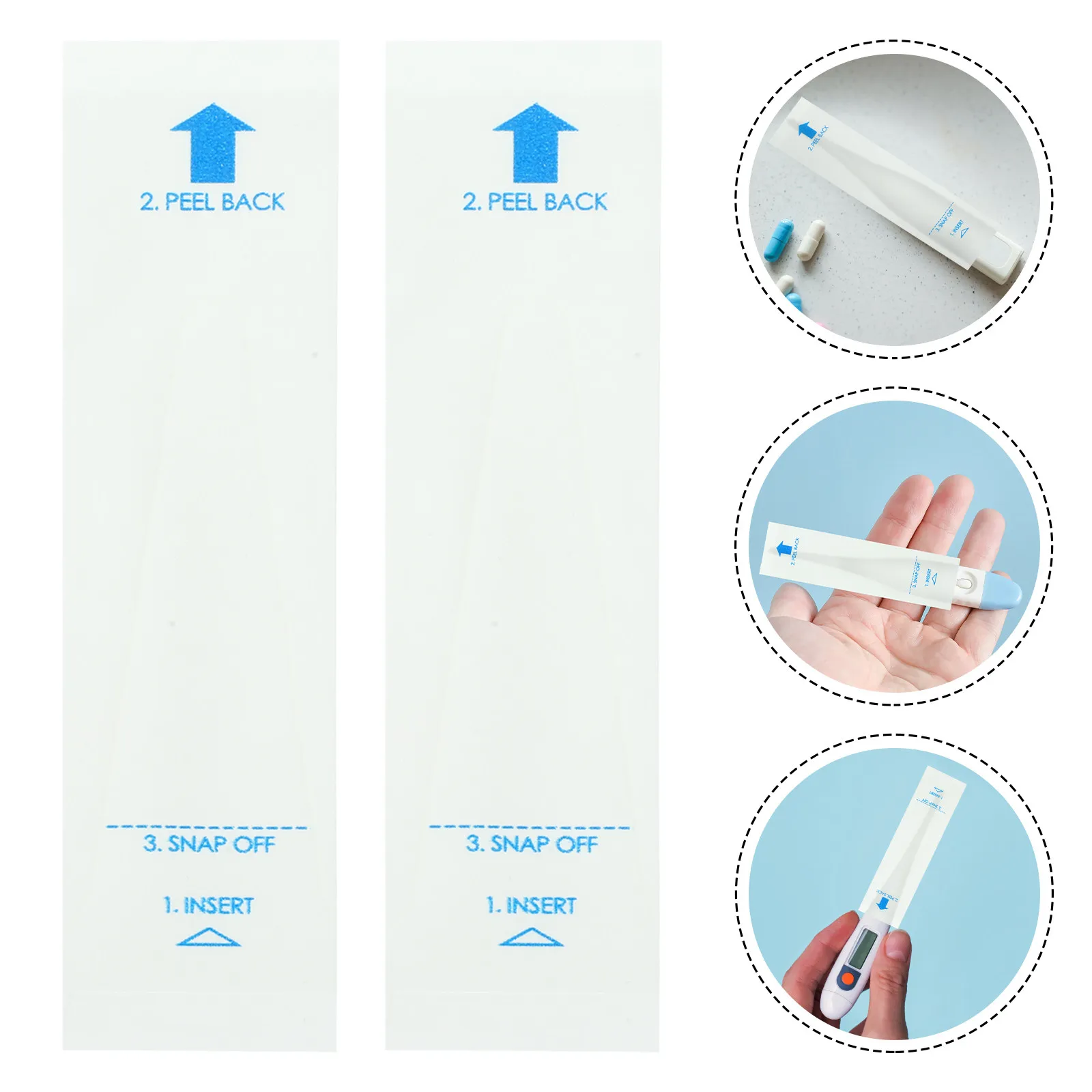 200Pcs Thermometer Disposable Sterile Digital Protective Sheaths for Clinic Hospital Home Use Safe Hygiene
200Pcs Thermometer Disposable Sterile Digital Protective Sheaths for Clinic Hospital Home Use Safe Hygiene