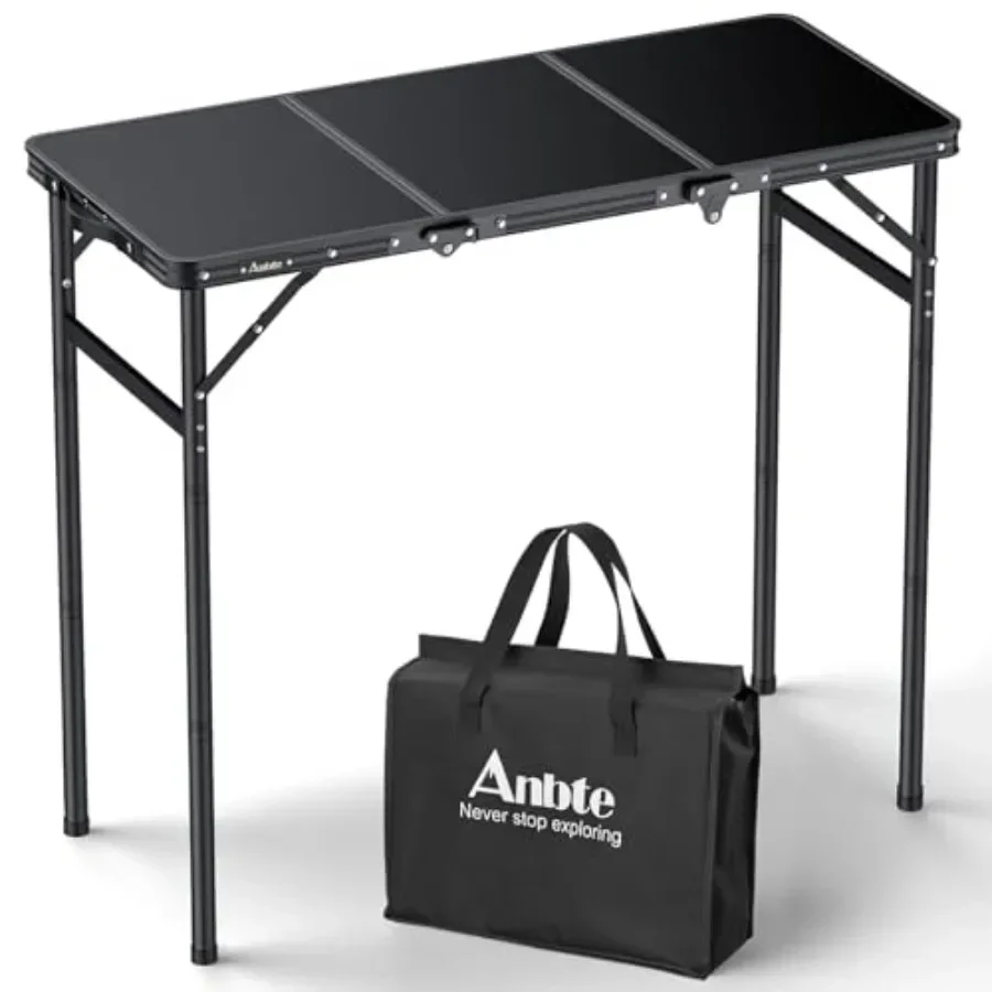 Camping table for outdoor beach picnic use, aluminum material, black color, 3 adjustable heights up to 29.5 inches, lightweight
Camping table for outdoor beach picnic use, aluminum material, black color, 3 adjustable heights up to 29.5 inches, lightweight