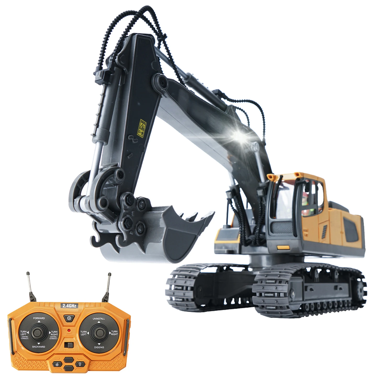 RC Excavator 1/20 2.4GHz 11CH RC Construction Truck Engineering Vehicles Educational Toys for Kids with Light Music
RC Excavator 1/20 2.4GHz 11CH RC Construction Truck Engineering Vehicles Educational Toys for Kids with Light Music