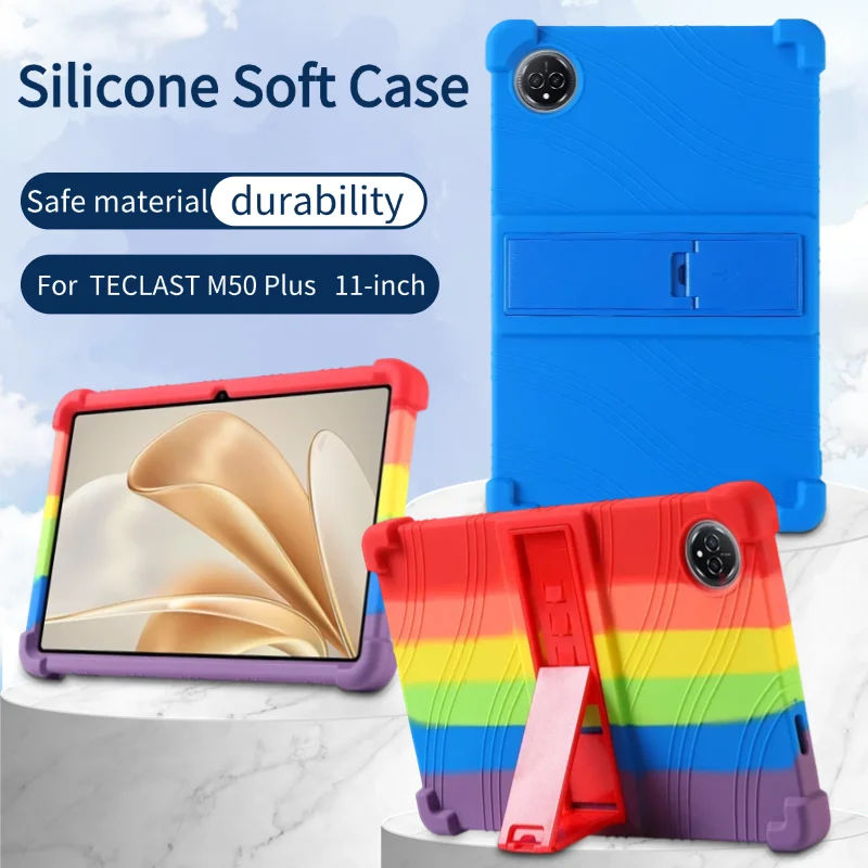 For TECLAST M50 Plus 10.1 Inch protective case with anti drop strap bracket silicone cover Child Friendly Shockproof Soft
For TECLAST M50 Plus 10.1 Inch protective case with anti drop strap bracket silicone cover Child Friendly Shockproof Soft