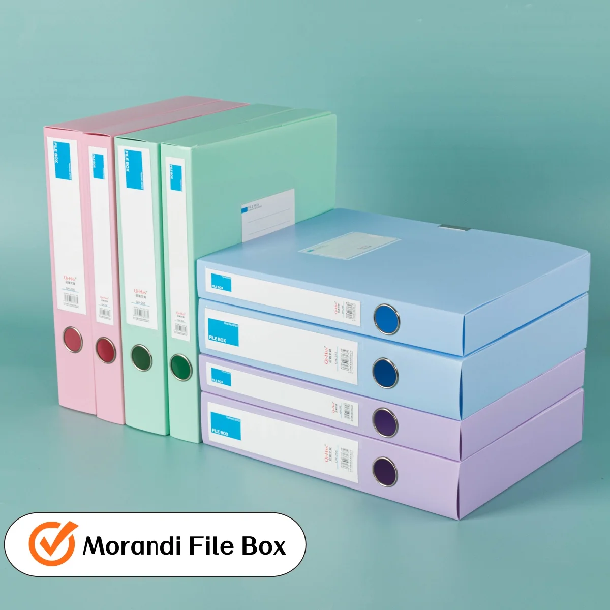 Morandi File Box Document Storage Box A4 Office Folder Storage Box Thickened Plastic Folder
Morandi File Box Document Storage Box A4 Office Folder Storage Box Thickened Plastic Folder