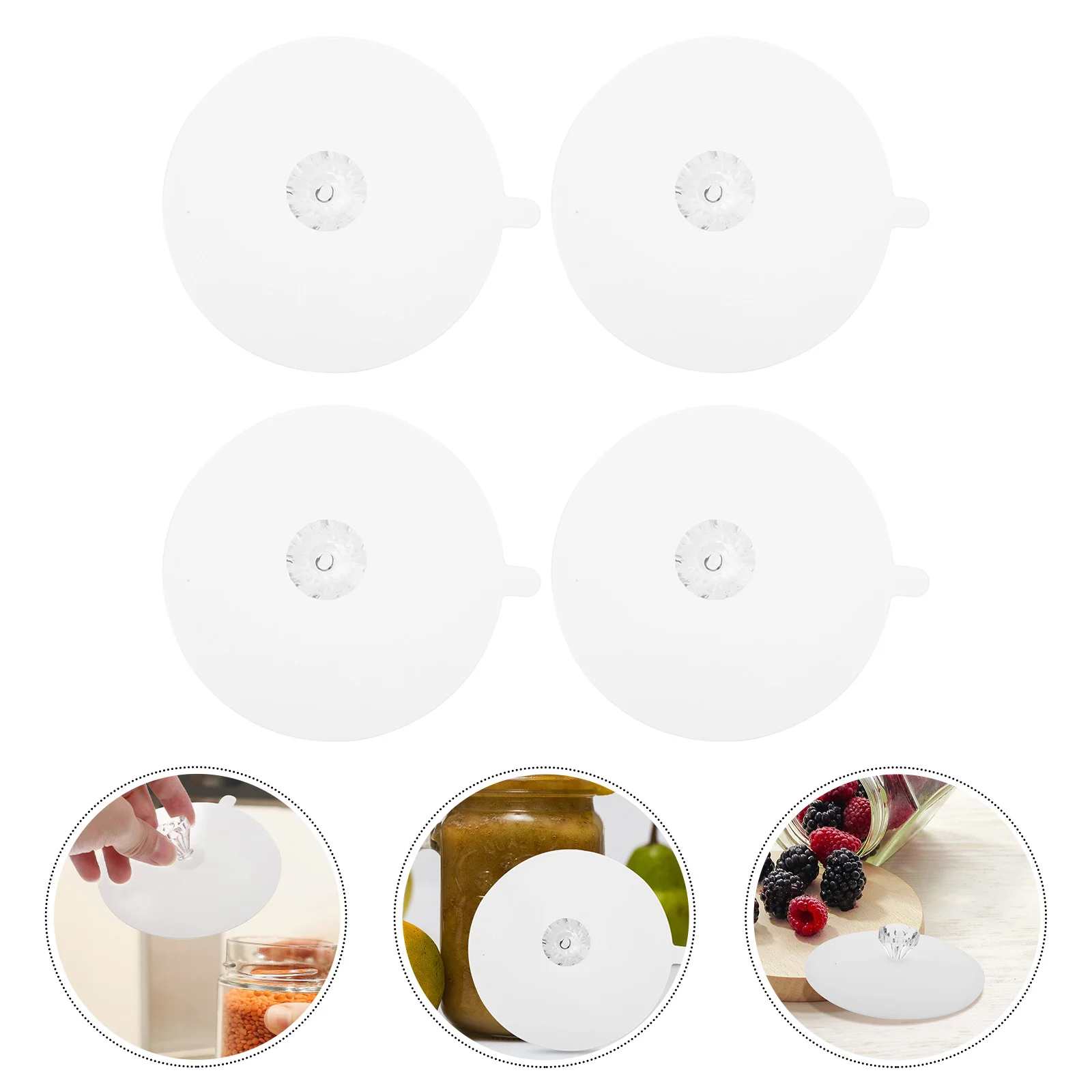 4 Pcs Popular Cup Lid Household Cover Home Accessory Delicate Mug Silica Gel Silicone Transparent
4 Pcs Popular Cup Lid Household Cover Home Accessory Delicate Mug Silica Gel Silicone Transparent