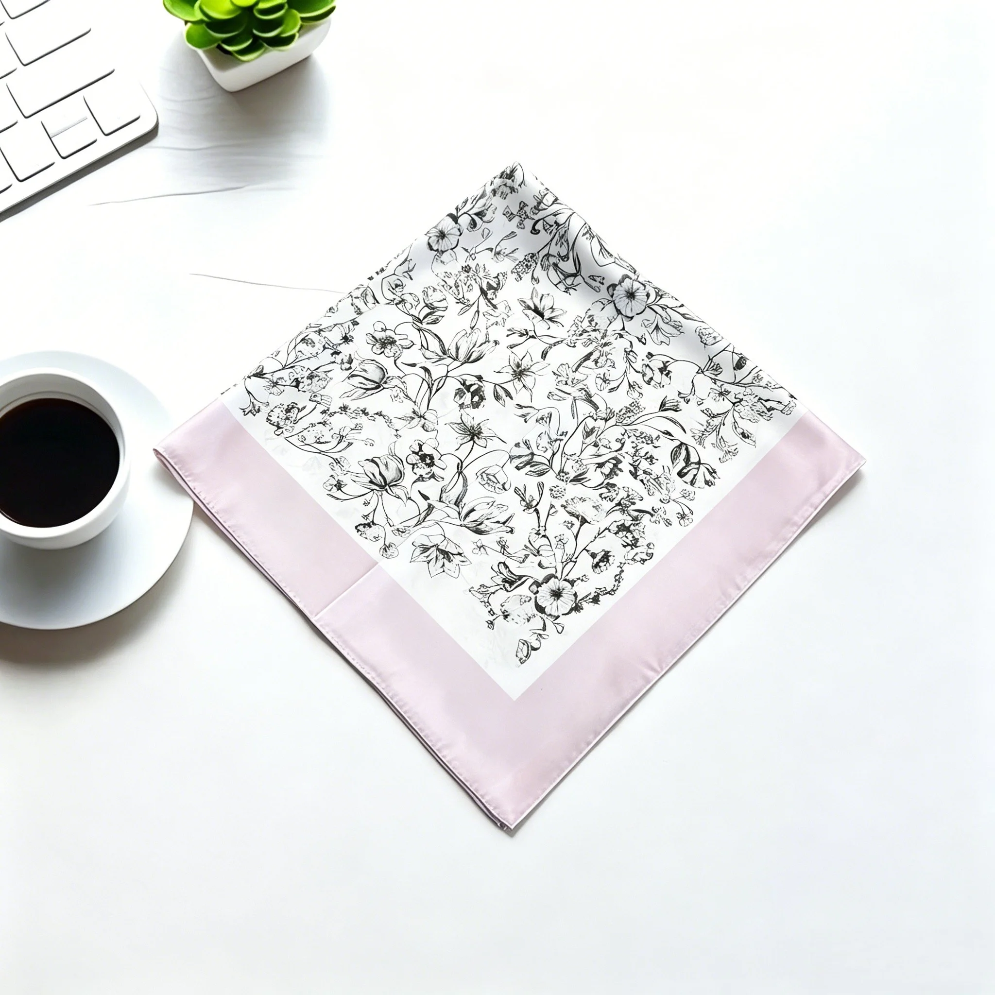 Summer Hot Selling Luxurious Floral Silk Square Scarf Fashionable and Versatile Square Scarf Shawl Neck Scarf Designer Headscarf
Summer Hot Selling Luxurious Floral Silk Square Scarf Fashionable and Versatile Square Scarf Shawl Neck Scarf Designer Headscarf