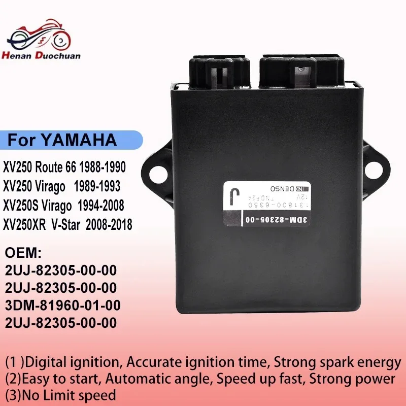 250cc CDI Igniter Starter Ignitor For Yamaha XV250 Route 66 XV250 Virago XV250S Virago XV250XR V-Star 2UJ-82305-00-00
250cc CDI Igniter Starter Ignitor For Yamaha XV250 Route 66 XV250 Virago XV250S Virago XV250XR V-Star 2UJ-82305-00-00