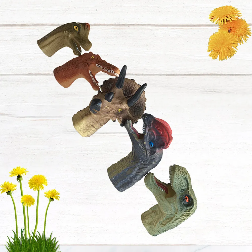 5Pcs Dinosaur Finger Puppets Vinyl Soft Texture Hand Puppets for Children Imaginative Play Parent Child Bonding Visual
5Pcs Dinosaur Finger Puppets Vinyl Soft Texture Hand Puppets for Children Imaginative Play Parent Child Bonding Visual
