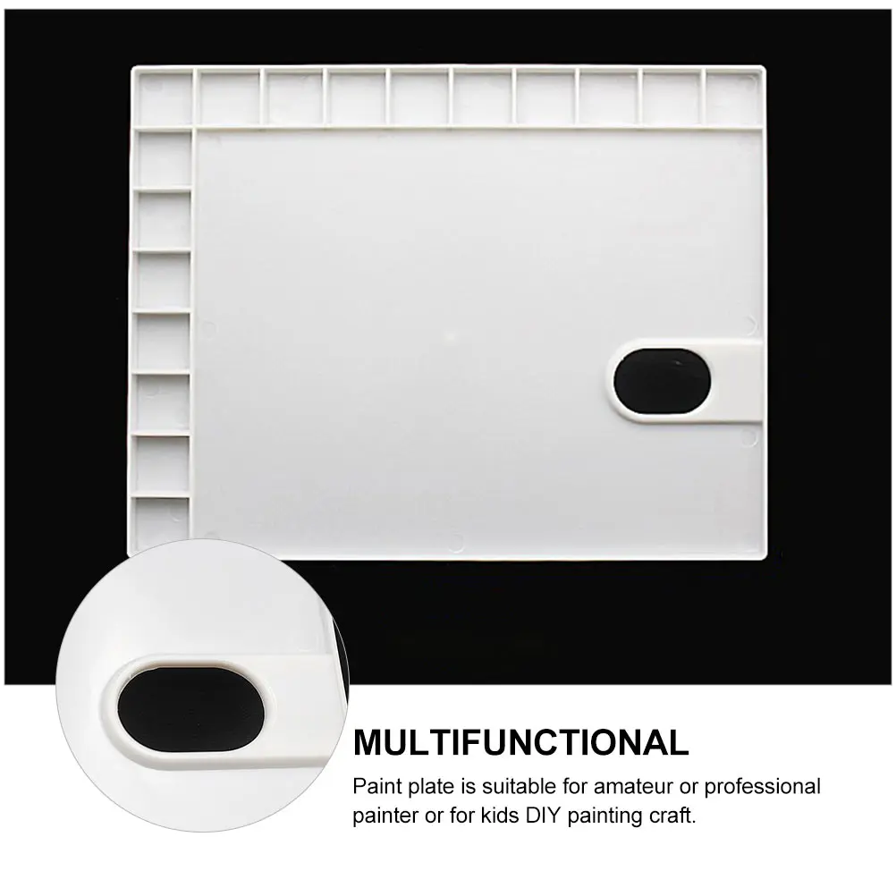 3pcs Plastic Paint Trays 17 Grids Color Mixing Plates Durable Lightweight Easy Clean for Art Craft DIY Painting Kids
3pcs Plastic Paint Trays 17 Grids Color Mixing Plates Durable Lightweight Easy Clean for Art Craft DIY Painting Kids