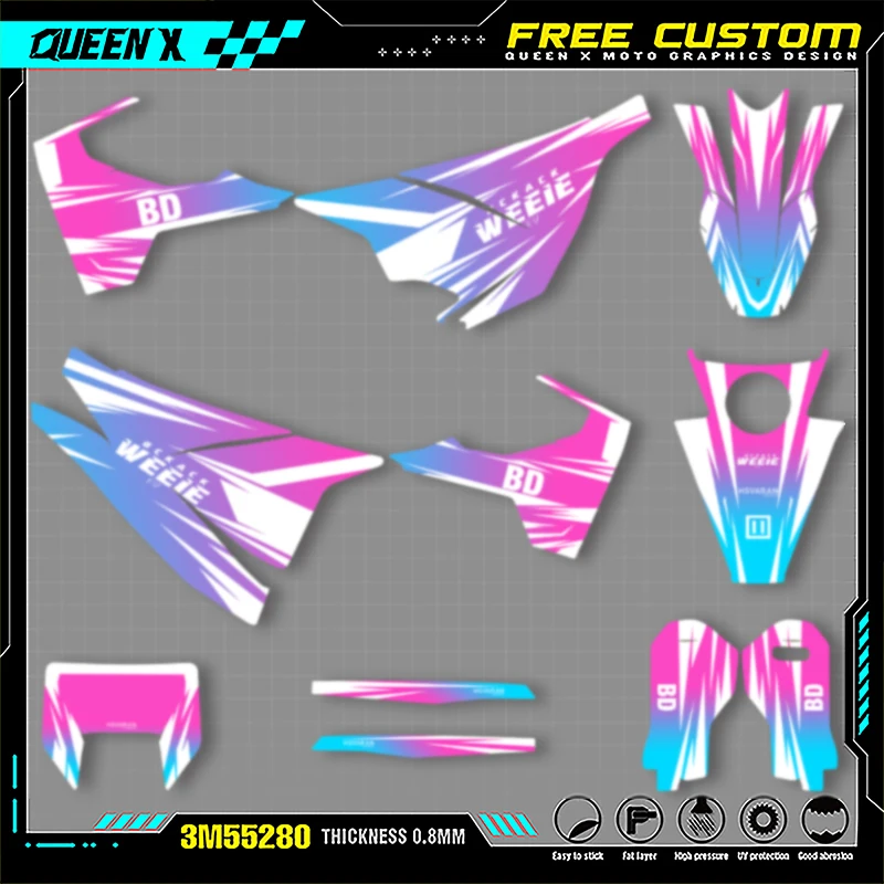 QUEEN X MOTO Custom Team Graphics Decals Stickers Kit For Husqvarna Decal 15-20 701 SUPERMOTO ENDURO 2015-17 2018 2019 2020 015
QUEEN X MOTO Custom Team Graphics Decals Stickers Kit For Husqvarna Decal 15-20 701 SUPERMOTO ENDURO 2015-17 2018 2019 2020 015