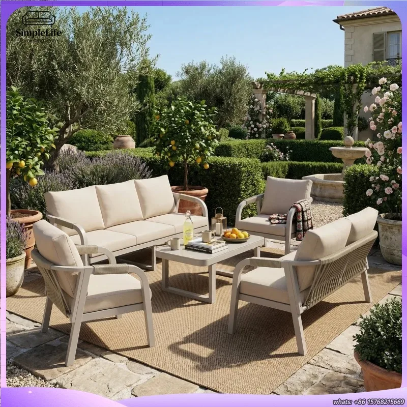 7-Piece Garden Lounge Set with 3-Seater Sofa 2-Seater Sofa Two Armchairs and Glass Top Coffee Table for Outdoor Living
7-Piece Garden Lounge Set with 3-Seater Sofa 2-Seater Sofa Two Armchairs and Glass Top Coffee Table for Outdoor Living