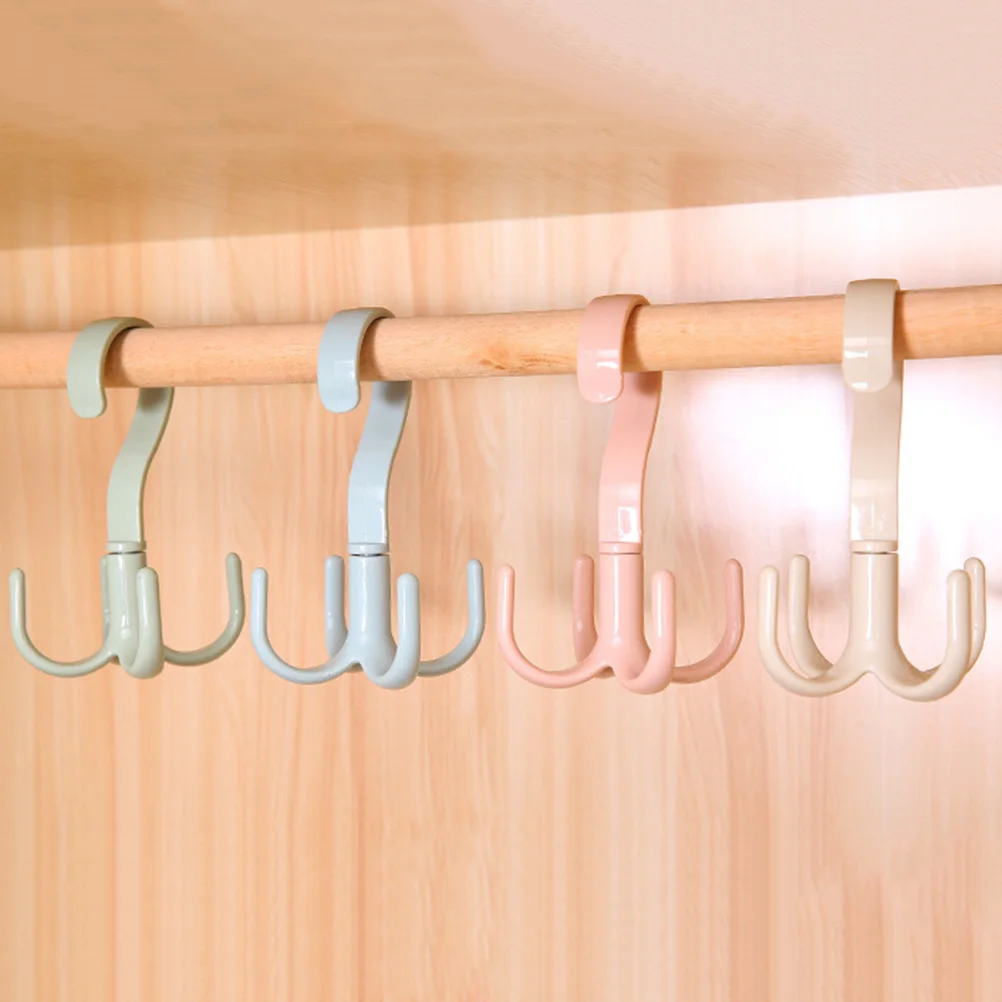 4 Pcs Hook Hanger Clothes Hanging Rack Rotatable Hooks Wardrobe Storage Hangers Tie Coat Organiser Multi Purpose Ties Scarves
4 Pcs Hook Hanger Clothes Hanging Rack Rotatable Hooks Wardrobe Storage Hangers Tie Coat Organiser Multi Purpose Ties Scarves