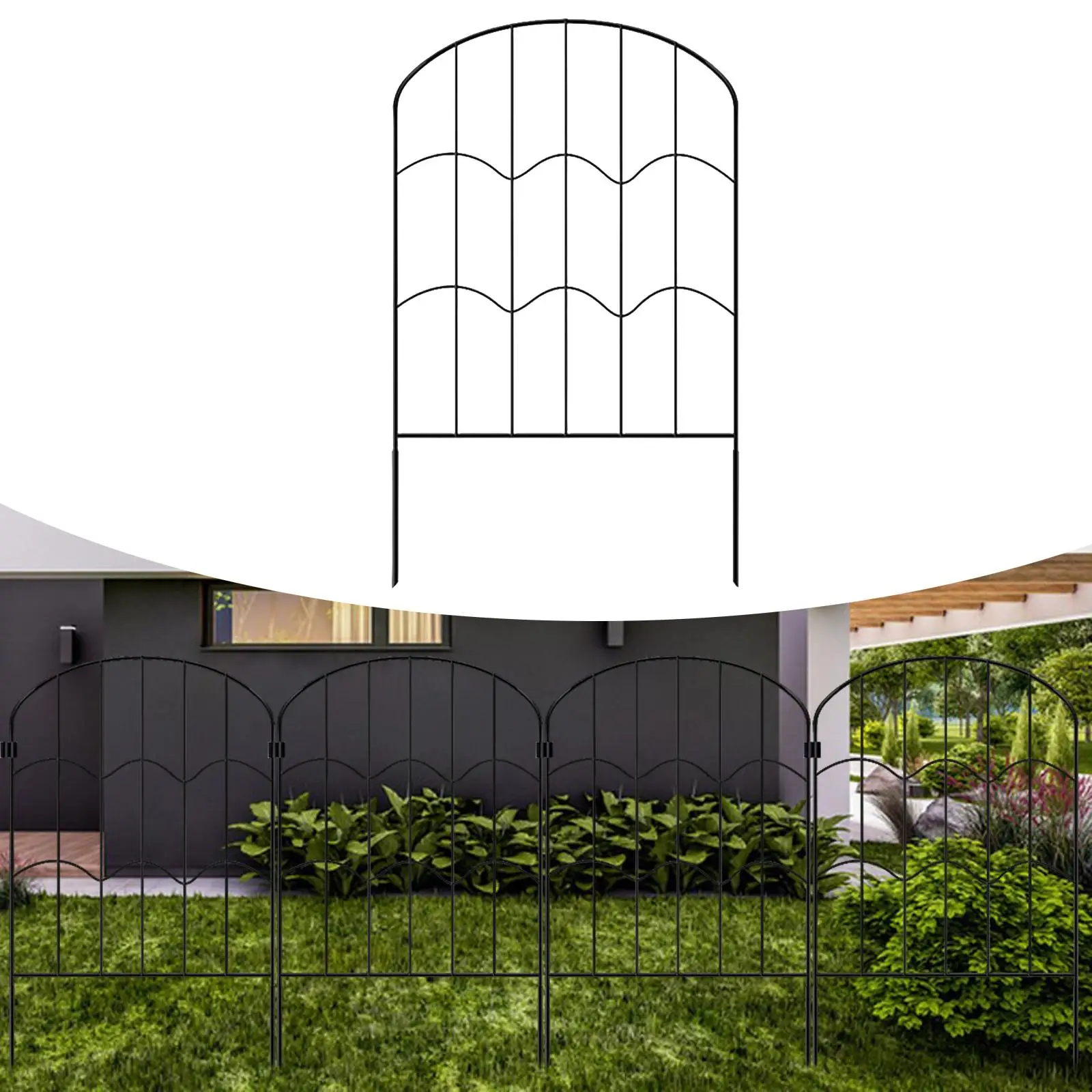 Decorative Garden Fence Panel Patio Fences Section Panels Animal Barrier Metal
Decorative Garden Fence Panel Patio Fences Section Panels Animal Barrier Metal