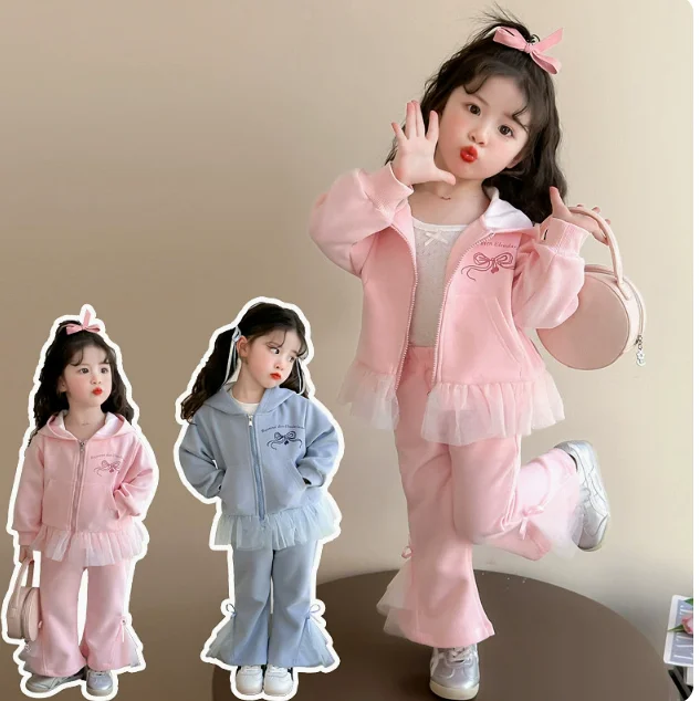 New 2025 Baby Girls Fashion Casual Sets, hooded Coat + Pants Princess Sweet Candy Suits 2-7T
New 2025 Baby Girls Fashion Casual Sets, hooded Coat + Pants Princess Sweet Candy Suits 2-7T