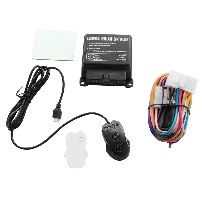 1Set 12V Universal Car Automatic Headlight Sensor Control Switch Modification Headlight Control System
1Set 12V Universal Car Automatic Headlight Sensor Control Switch Modification Headlight Control System