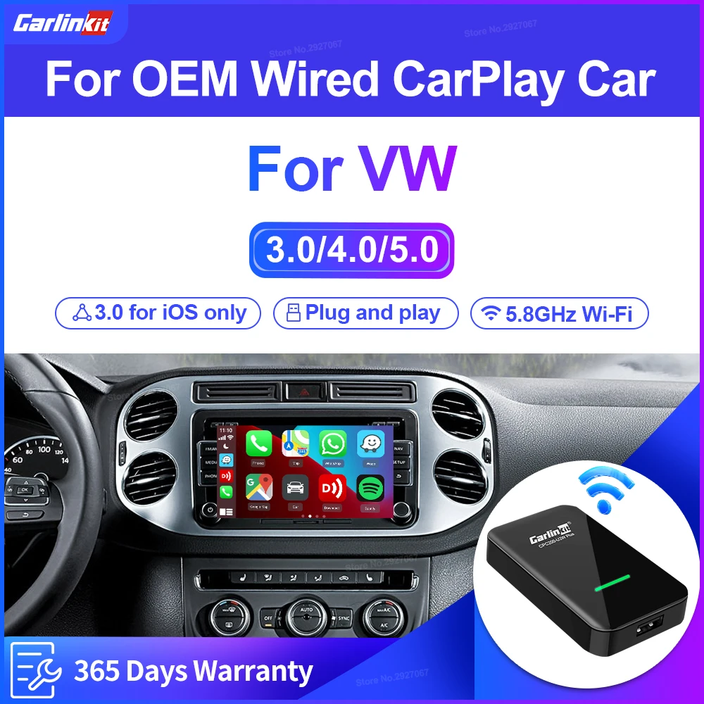 Carlinkit 5,0 4,0 3,0 Carplay беспроводной адаптер проводной к беспроводному Apple Car Play Box для VW Volkswagen Golf Tiguan Passat Touran
Carlinkit 5,0 4,0 3,0 Carplay беспроводной адаптер проводной к беспроводному Apple Car Play Box для VW Volkswagen Golf Tiguan Passat Touran