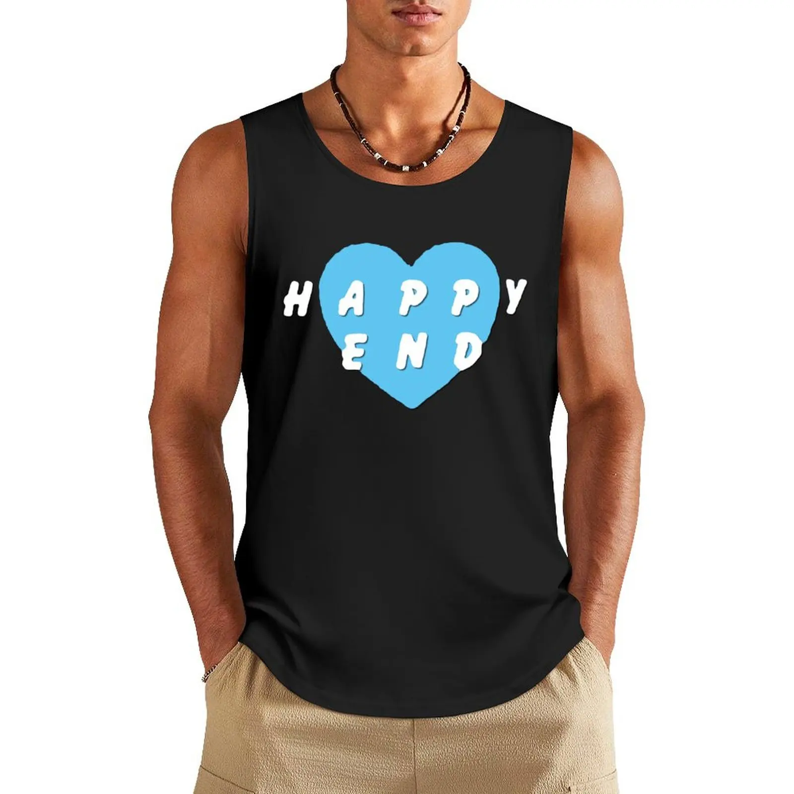 Happy Heart Logo Tank Top Men's tops Men's t-shirt Sports clothing Body man
Happy Heart Logo Tank Top Men's tops Men's t-shirt Sports clothing Body man