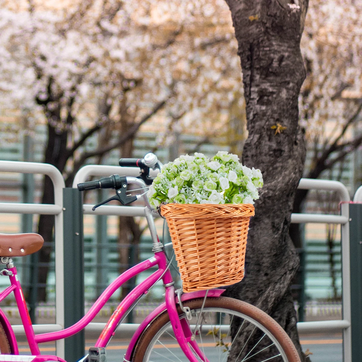 D-Shaped Children Bike Basket Detachable Front Handlebar Wicker Woven Natural Willow Storage Large Umbrella Holder
D-Shaped Children Bike Basket Detachable Front Handlebar Wicker Woven Natural Willow Storage Large Umbrella Holder