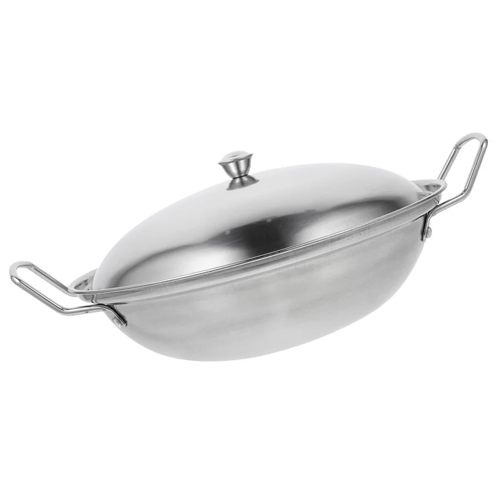 Pot Stove with Lid Household Stainless Steel Pan Kitchen Cooking Wok Multi-function Cookware Hot Double Handle Hotpot
Pot Stove with Lid Household Stainless Steel Pan Kitchen Cooking Wok Multi-function Cookware Hot Double Handle Hotpot