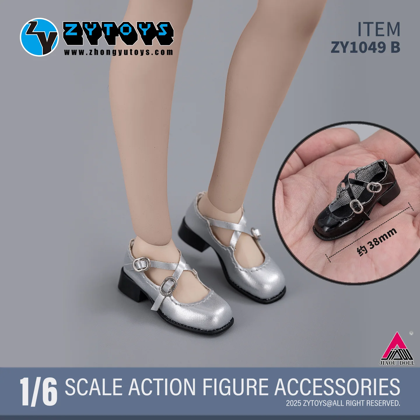 ZYTOYS ZY1049 1/6 Ballet Shoes Round Toe Japanese style JK Shoes Model Fit 12'' ZY-B008 009 Female Soldier Action Figure Dolls
ZYTOYS ZY1049 1/6 Ballet Shoes Round Toe Japanese style JK Shoes Model Fit 12'' ZY-B008 009 Female Soldier Action Figure Dolls