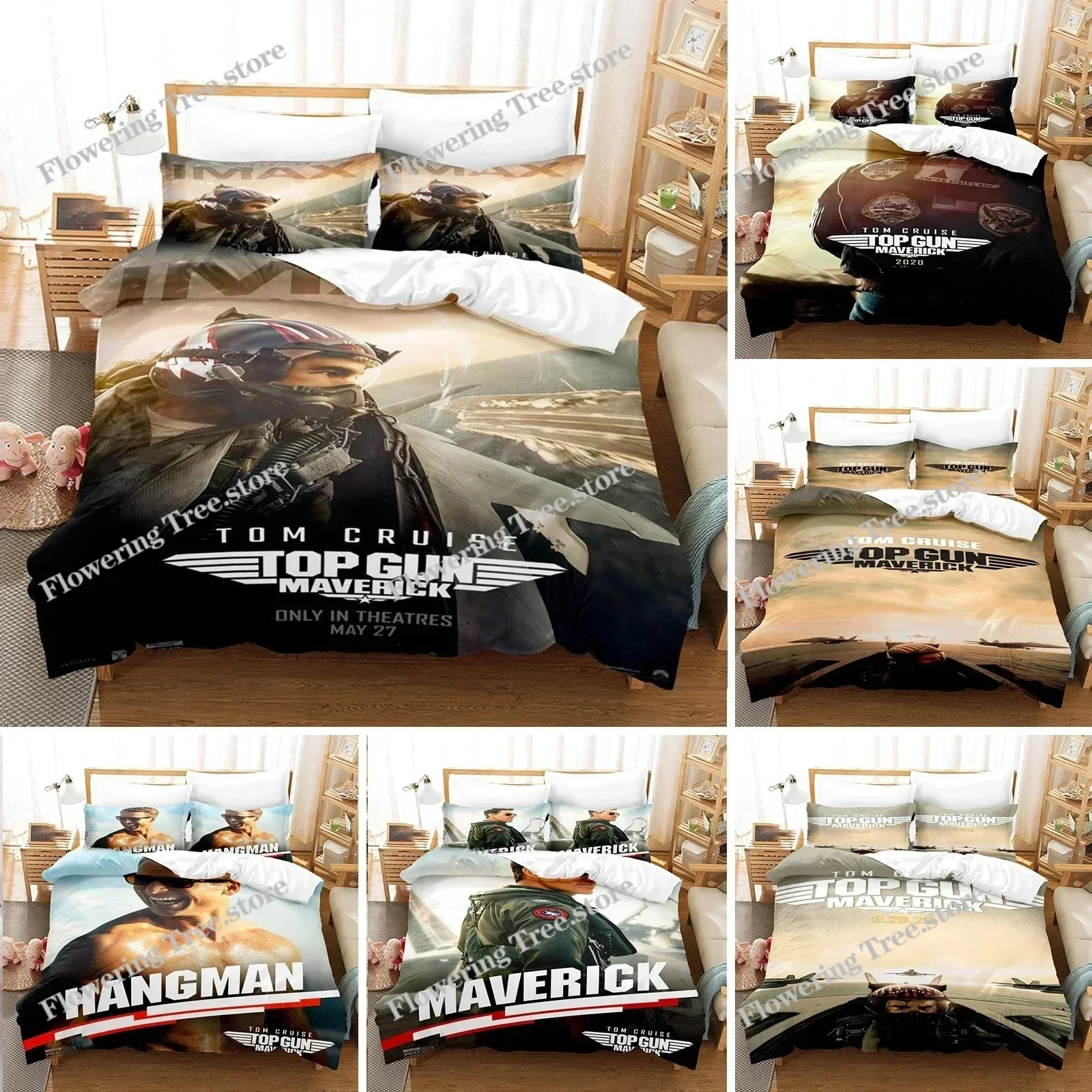3D Printed Top Gun Maverick Bedding Set Pillowcase Duvet Cover Double Twin Full Queen King Adult Kids Bedclothes Quilt Cover
3D Printed Top Gun Maverick Bedding Set Pillowcase Duvet Cover Double Twin Full Queen King Adult Kids Bedclothes Quilt Cover