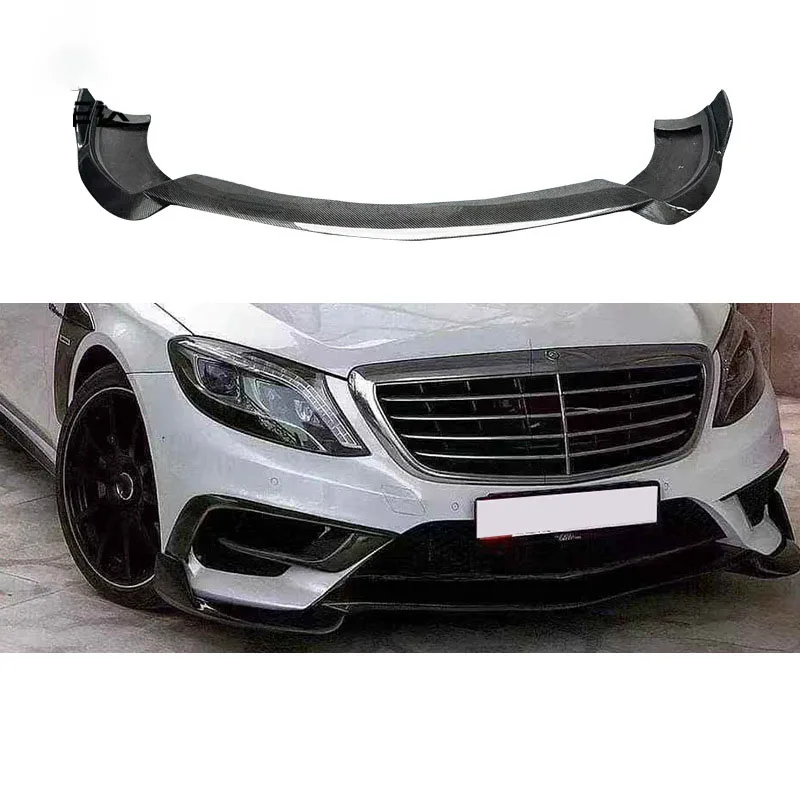 Suitable for Mercedes-Benz S-Class S63 W222 early carbon fiber front lip BS model front shovel chin modified diffuser
Suitable for Mercedes-Benz S-Class S63 W222 early carbon fiber front lip BS model front shovel chin modified diffuser