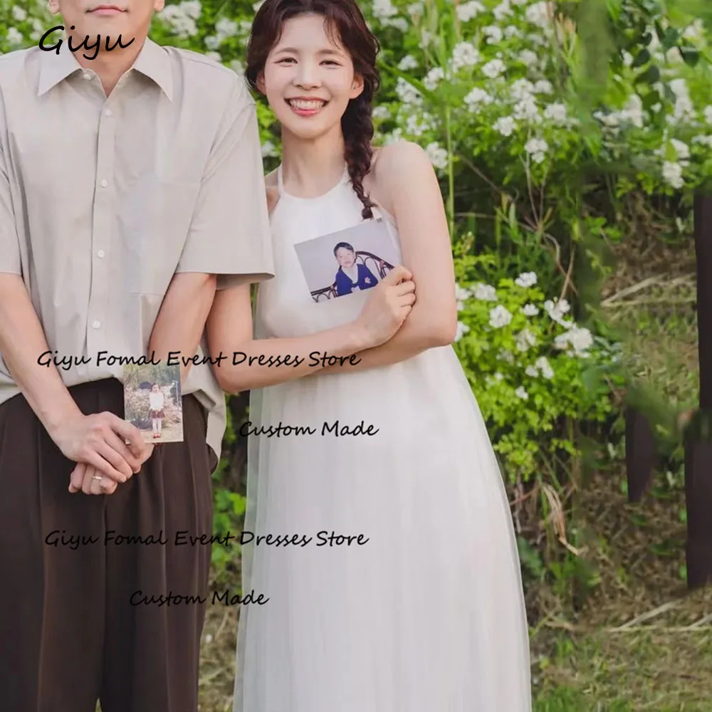 Giyu Simple O-Neck Korea Wedding Dress Photoshoot Sleeveless Floor-Length Vestidos Novias Boda Bridal Gown Evening Gown Dress
Giyu Simple O-Neck Korea Wedding Dress Photoshoot Sleeveless Floor-Length Vestidos Novias Boda Bridal Gown Evening Gown Dress