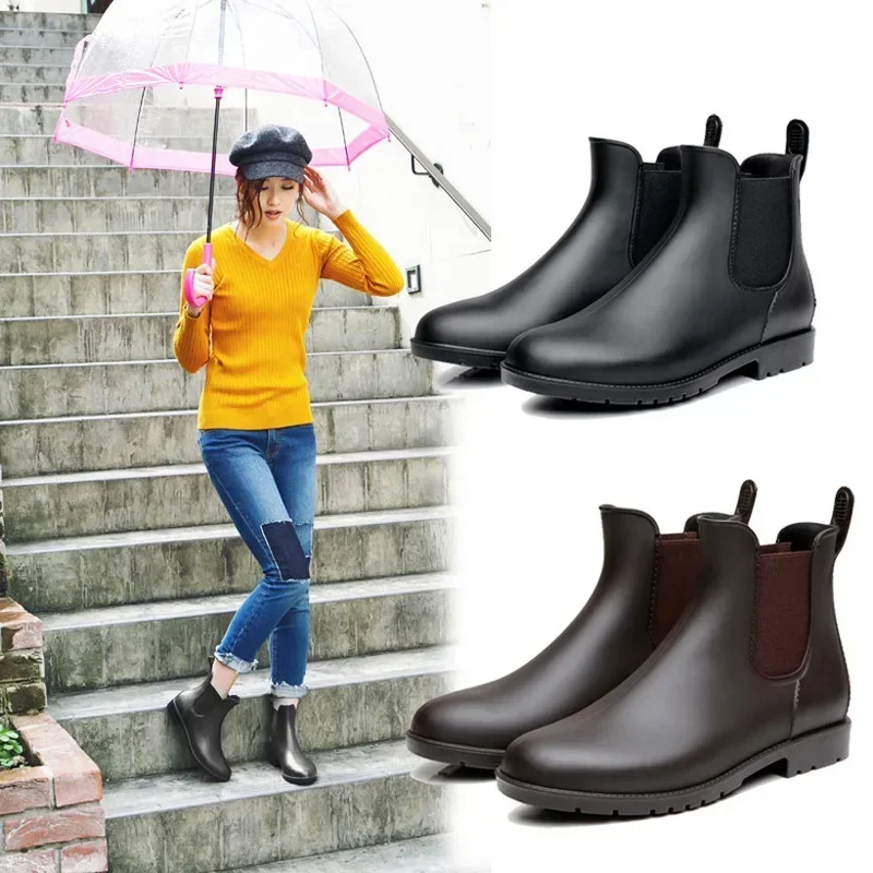 2025 New Woman Chelsea Rain Boots Unisex Women Shoes Ankle Pvc Adults Non-slip Waterproof Breathable Casual Rainy Days Necessary
2025 New Woman Chelsea Rain Boots Unisex Women Shoes Ankle Pvc Adults Non-slip Waterproof Breathable Casual Rainy Days Necessary