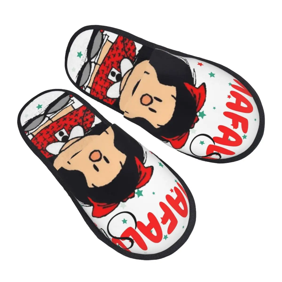 Женские гостевые тапочки Mafalda Star для спальни с индивидуальным принтом, аргентинские тапочки с комиксами манги Quino
Женские гостевые тапочки Mafalda Star для спальни с индивидуальным принтом, аргентинские тапочки с комиксами манги Quino