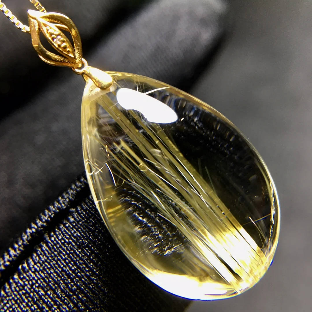 Natural Gold Rutilated Quartz Pendant Rutilated Quartz Jewelry 22.2*14.4*8.2mm Women Men Wealty Stone Cat Eye AAAAAA
Natural Gold Rutilated Quartz Pendant Rutilated Quartz Jewelry 22.2*14.4*8.2mm Women Men Wealty Stone Cat Eye AAAAAA