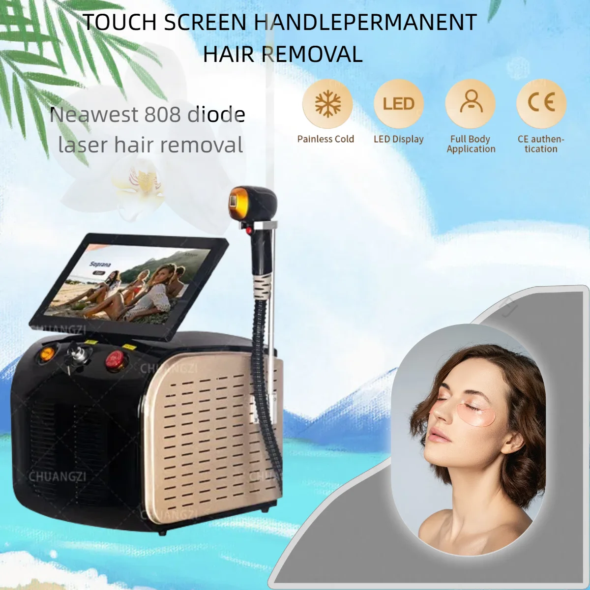 2025 Professional Soprano Diode Laser Hair Removal Machine 808nm Ice Titanium 3 Waves Permanent Solution For Women
2025 Professional Soprano Diode Laser Hair Removal Machine 808nm Ice Titanium 3 Waves Permanent Solution For Women