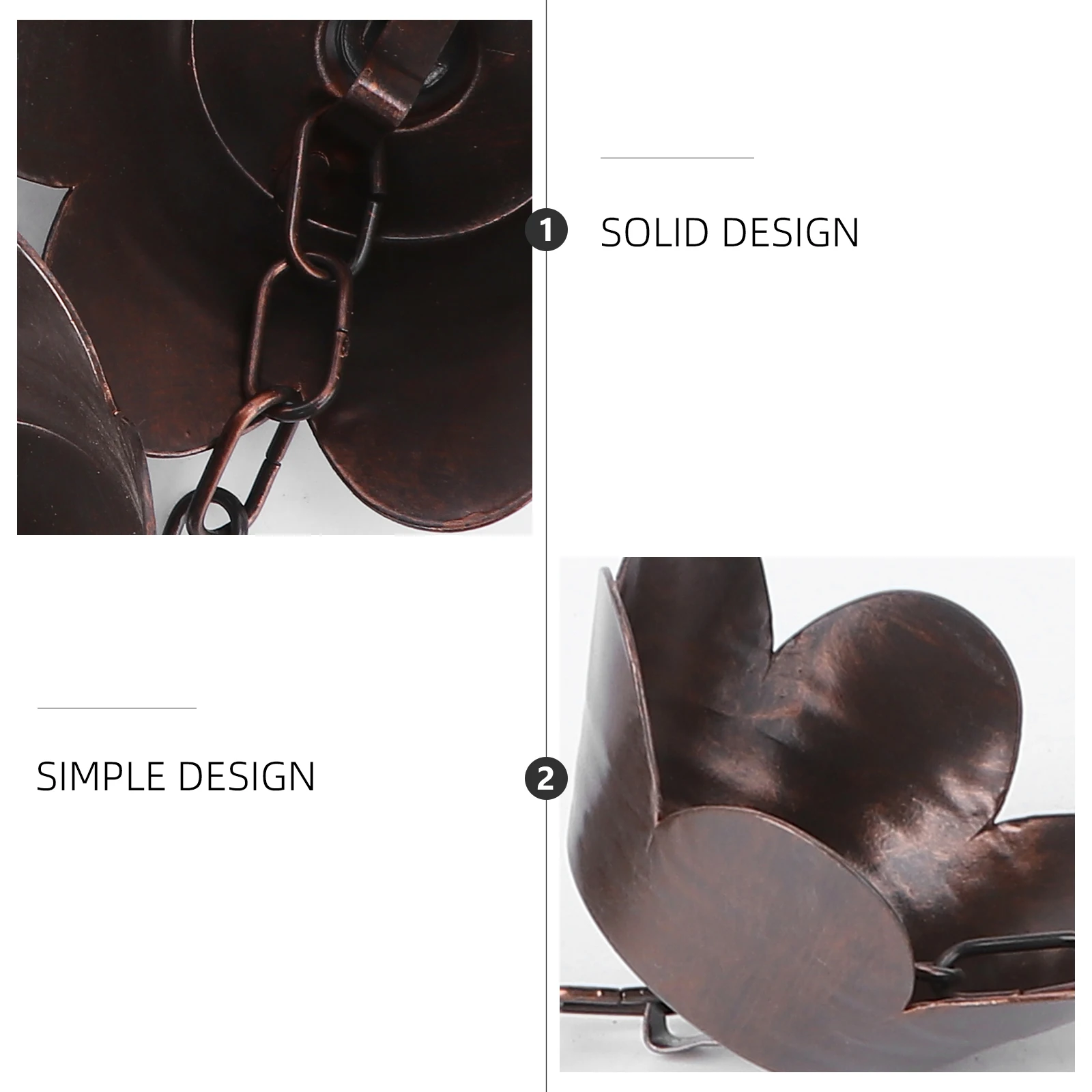 Metal Rain for Gutter Elegant Design Patio Courtyard Villa Accessory Winter Metal Drainage Chain for Divert
Metal Rain for Gutter Elegant Design Patio Courtyard Villa Accessory Winter Metal Drainage Chain for Divert