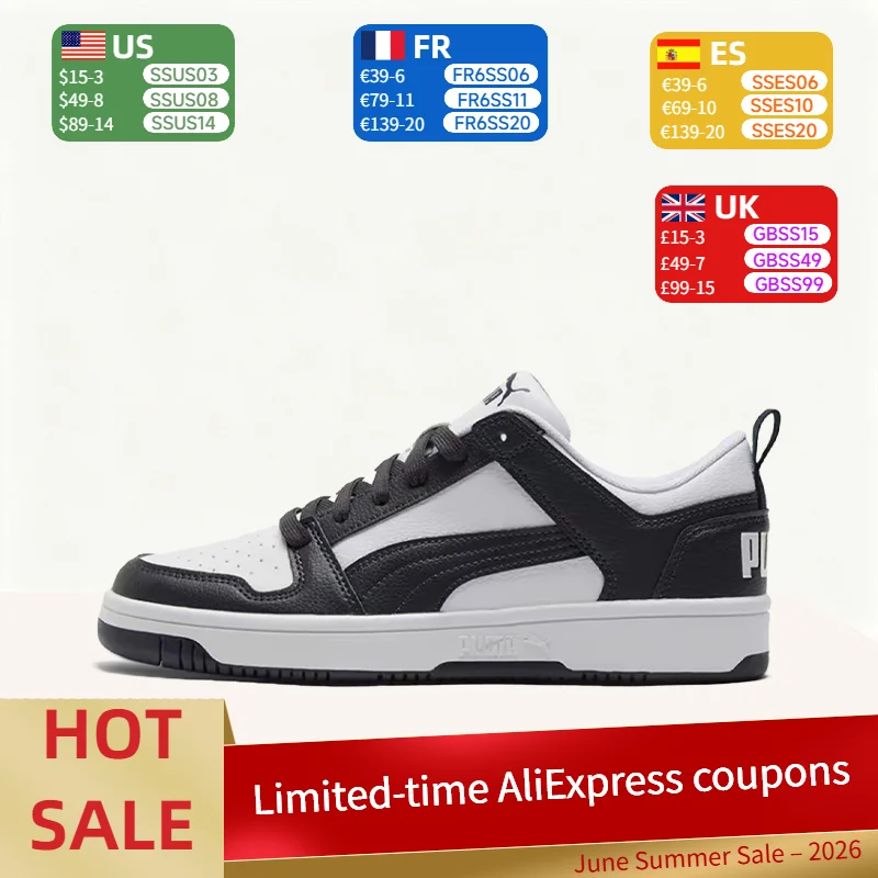Puma Rebound LayUp: Comfortable, Minimalist, Versatile, and Durable Low-Top Sneakers (Unisex) in White and Blue 369866-17
Puma Rebound LayUp: Comfortable, Minimalist, Versatile, and Durable Low-Top Sneakers (Unisex) in White and Blue 369866-17