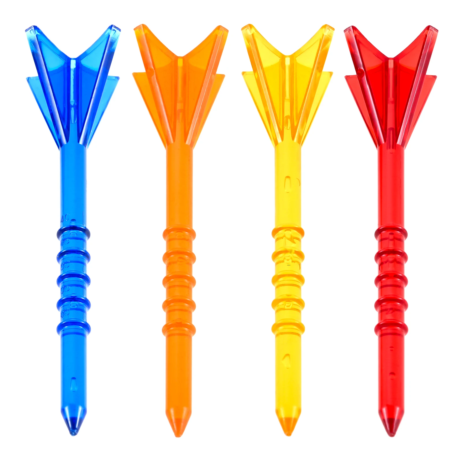 40Pcs 83mm Golf Tees Stand Super Mug Tee Plastic Unbreakable 3-1/4 Inch Reduce Friction Side Spin 4-prong Head Cup Golf Supplies
40Pcs 83mm Golf Tees Stand Super Mug Tee Plastic Unbreakable 3-1/4 Inch Reduce Friction Side Spin 4-prong Head Cup Golf Supplies
