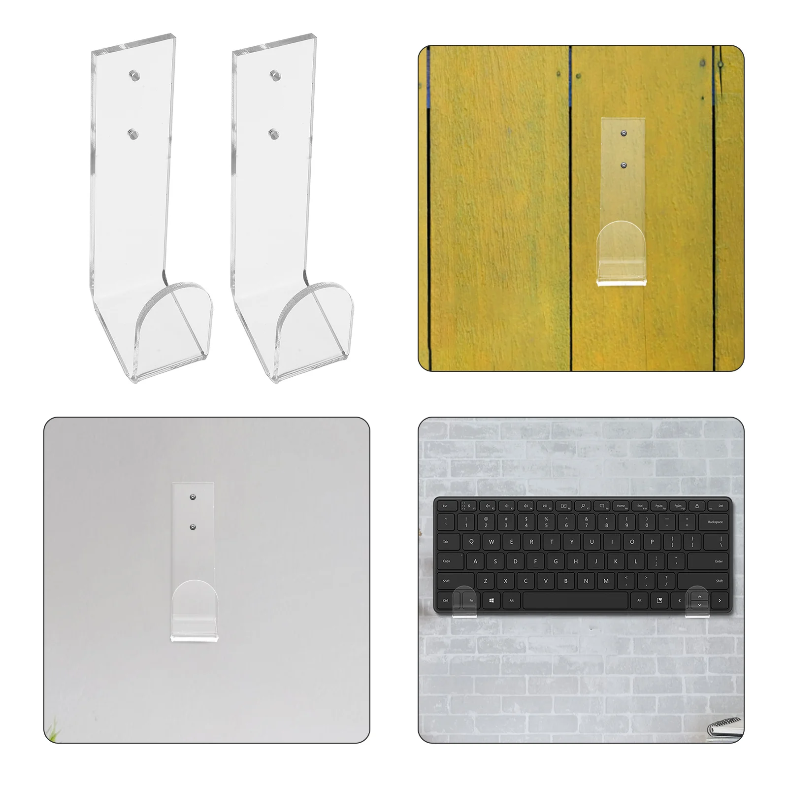 2pcs Keyboard Wall Mount Sturdy Metal Stand Universal Holder for Mechanical Gaming Keyboards Space Saving Organizer Riser Rack
2pcs Keyboard Wall Mount Sturdy Metal Stand Universal Holder for Mechanical Gaming Keyboards Space Saving Organizer Riser Rack