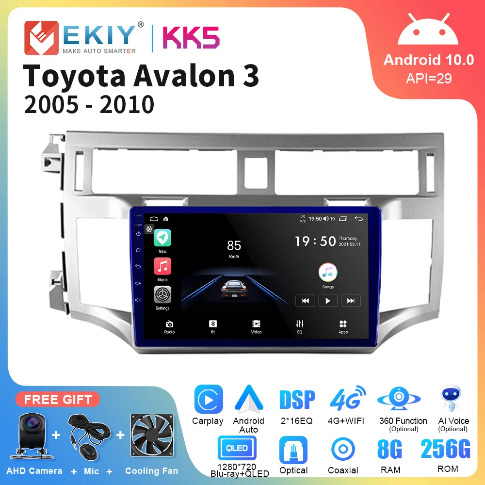 Автомагнитола EKIY KK5 QLED DSP Android для Toyota Avalon 3 2005 - 2010 мультимедийный стерео видеоплеер автонавигация GPS головное устройство
Автомагнитола EKIY KK5 QLED DSP Android для Toyota Avalon 3 2005 - 2010 мультимедийный стерео видеоплеер автонавигация GPS головное устройство
