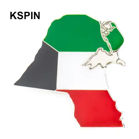 10 Stuks Veel Koeweit Vlag Resp Pin Badge Broche