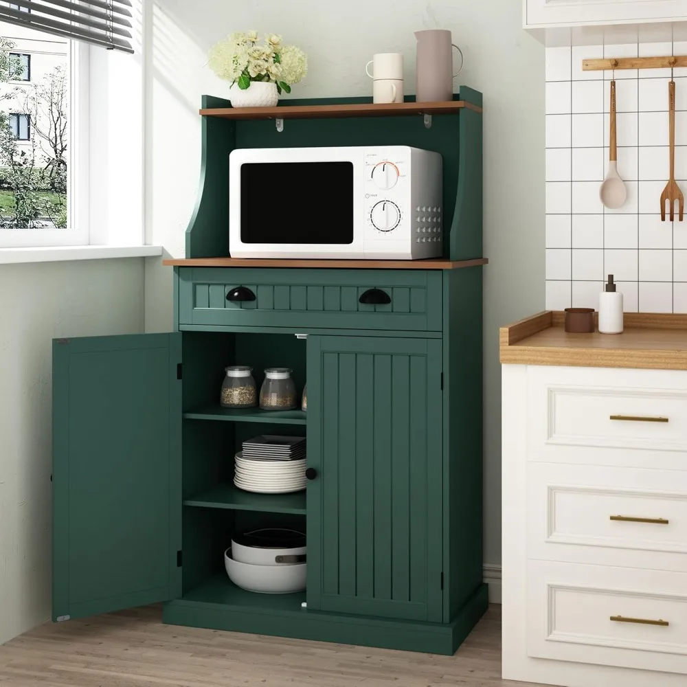 Microwave Cabinet/Stand with Storage and Drawers,Pantry Storage Cabinet with Hutch & Adjustable Shelves for Kitchen,Dining Room
Microwave Cabinet/Stand with Storage and Drawers,Pantry Storage Cabinet with Hutch & Adjustable Shelves for Kitchen,Dining Room